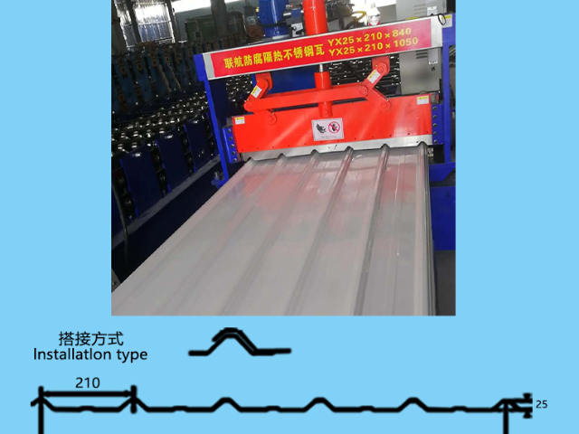 江西820瓦型不锈钢瓦批量定制 江西联航新材料供应