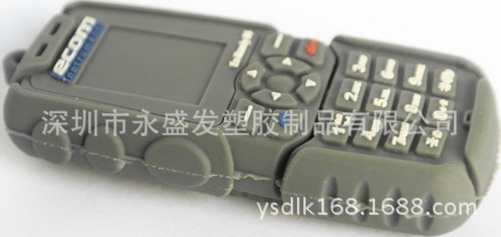 pvc軟膠廠家款電話形狀U盤外殼創(chuàng)意外貿(mào)禮品優(yōu)盤外殼 塑料