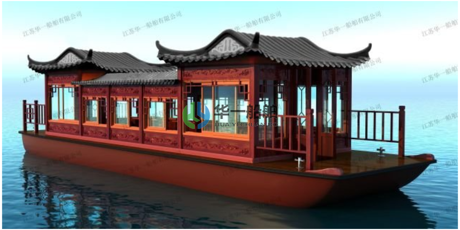 上海柴油主机画舫船生产