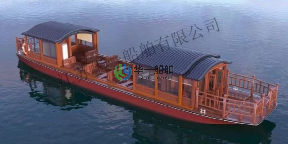 上海开合式顶棚画舫船价格