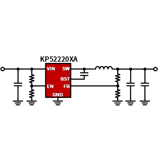 KP522208ALGA,18V2A synchronous BUCK Buck DCDC chip,12V2A low power DCDC ...