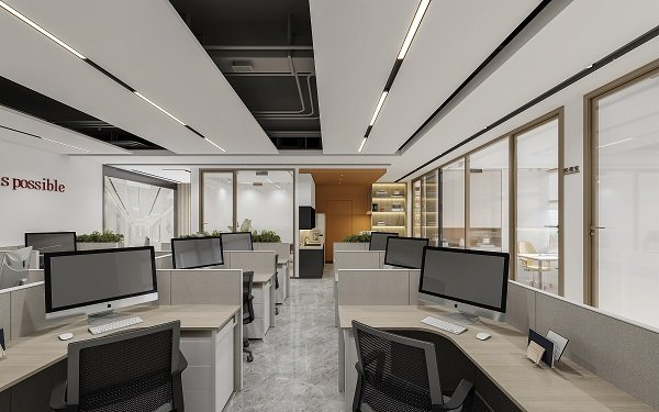 上海500平办公楼装修设计一体化施工 上海森仕装饰设计供应