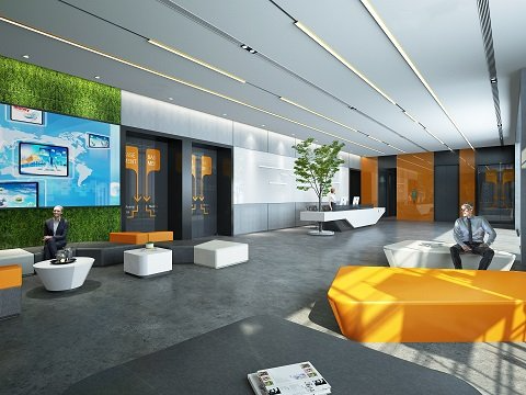 上海办公楼展厅装修设计单位 上海森仕装饰设计供应