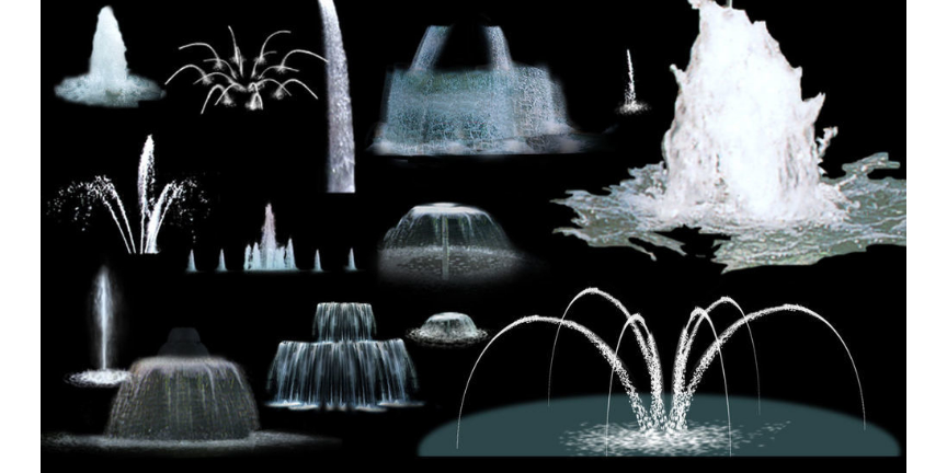 上海园林喷泉设备,喷泉