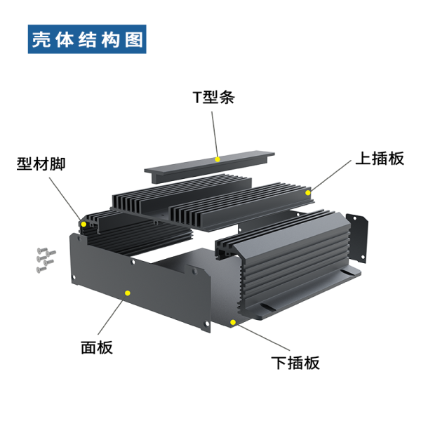 55×210鋁型材外殼