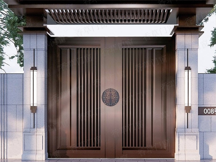 杭州铝合金庭院门型号,庭院门