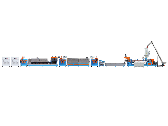 欽州PP打包帶生產線設備成品,PP打包帶生產線設備