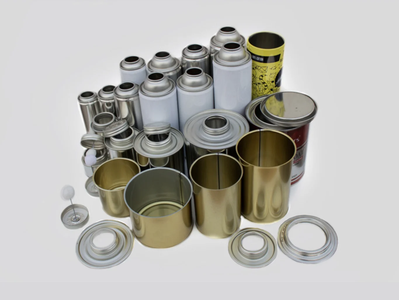 Tinplate packaging cans 