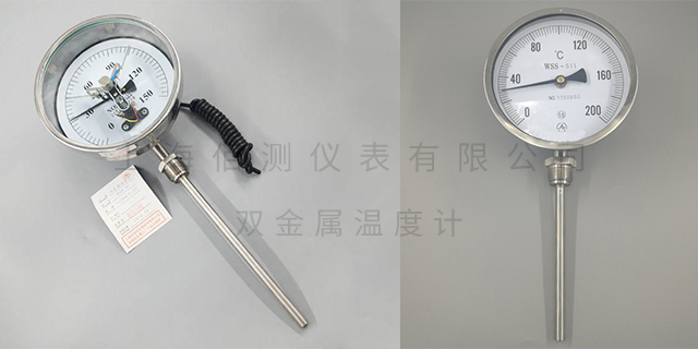 西藏电接点双金属温度计批发 上海佰测仪表供应