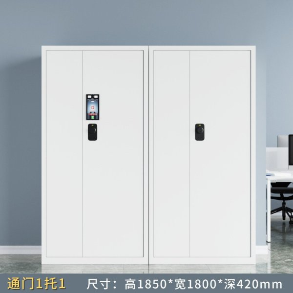 智能保密柜聯(lián)網(wǎng)柜局域網(wǎng)人臉識(shí)別現(xiàn)代簡(jiǎn)約移動(dòng)刷卡鋼制電子保密柜