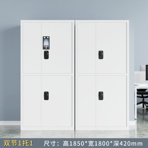 智能保密柜聯(lián)網(wǎng)柜局域網(wǎng)人臉識(shí)別現(xiàn)代簡(jiǎn)約移動(dòng)刷卡鋼制電子保密柜
