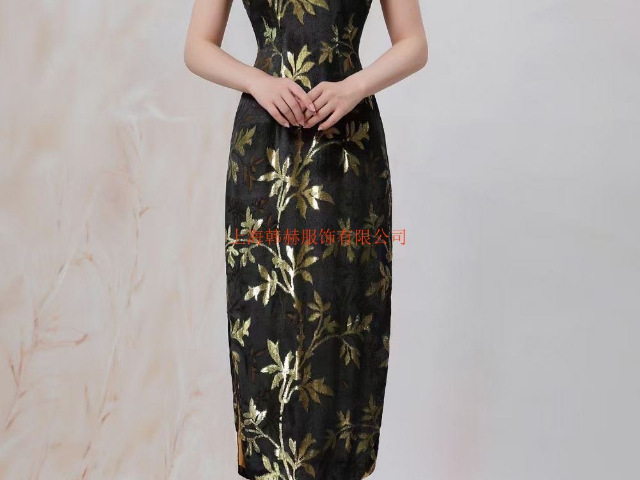 宝山区中国式旗袍 上海韩赫服饰供应