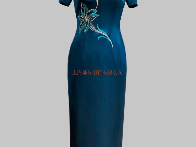 崇明区传统服装旗袍 上海韩赫服饰供应