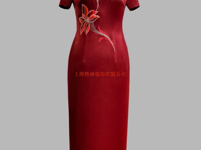 黄浦区旗袍专卖店 上海韩赫服饰供应;