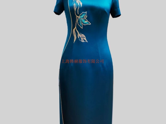 宝山区中式旗袍 上海韩赫服饰供应