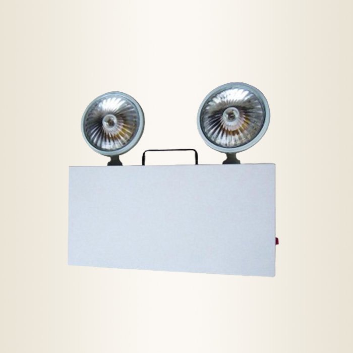 Wall-Mounted Double-Headed Emergency Light 2x1W