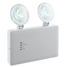 Wall-Mounted Double-Head Emergency Light