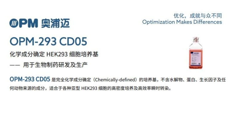长宁区谁代理奥浦迈293和CHO培养基运输方式 上海惠诚生物科技供应;