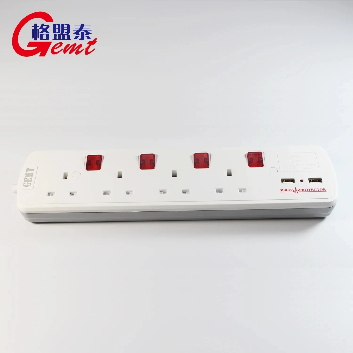 UK Type 4 Way Power Outlet Saso Power Strip