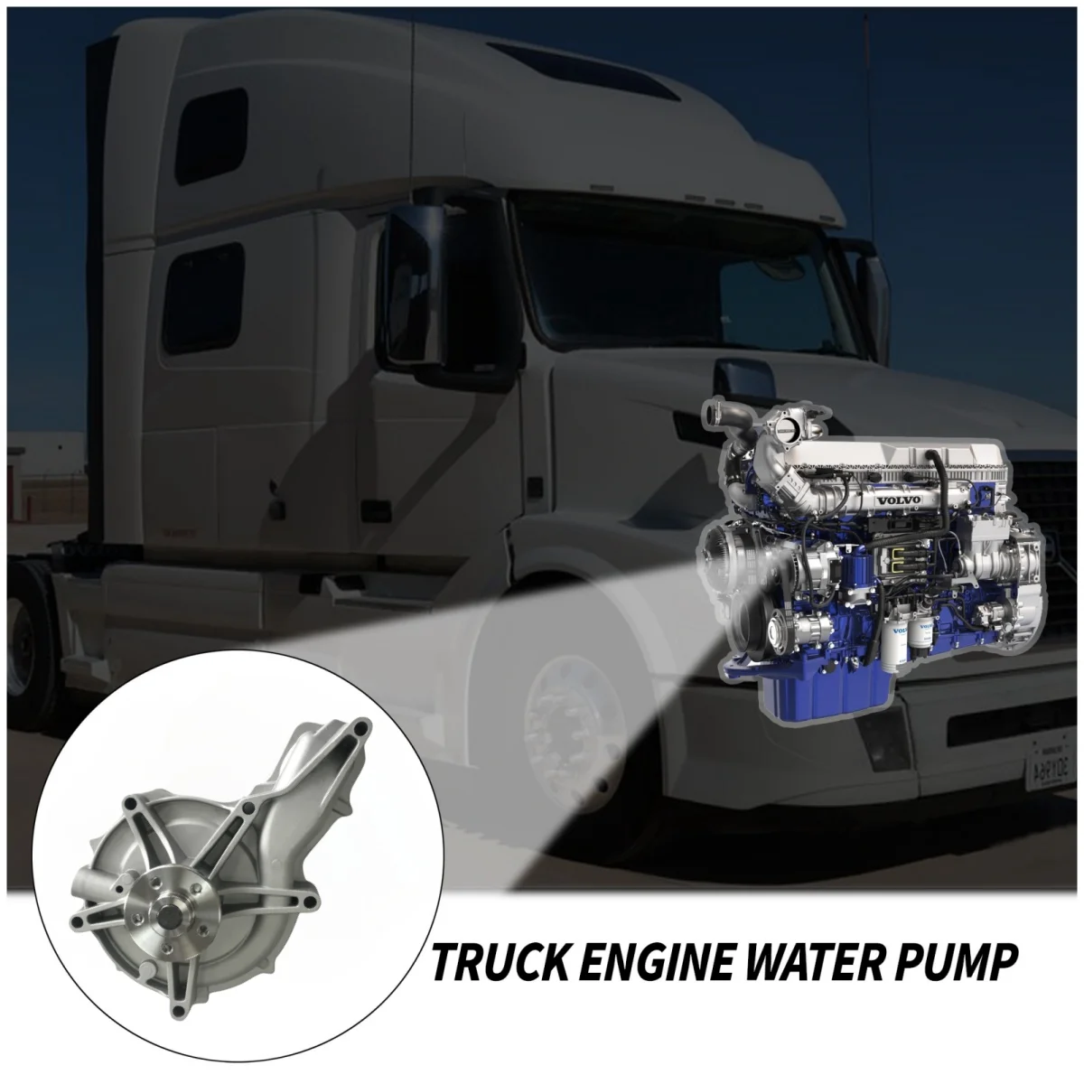 Truck Water Pump WP0124