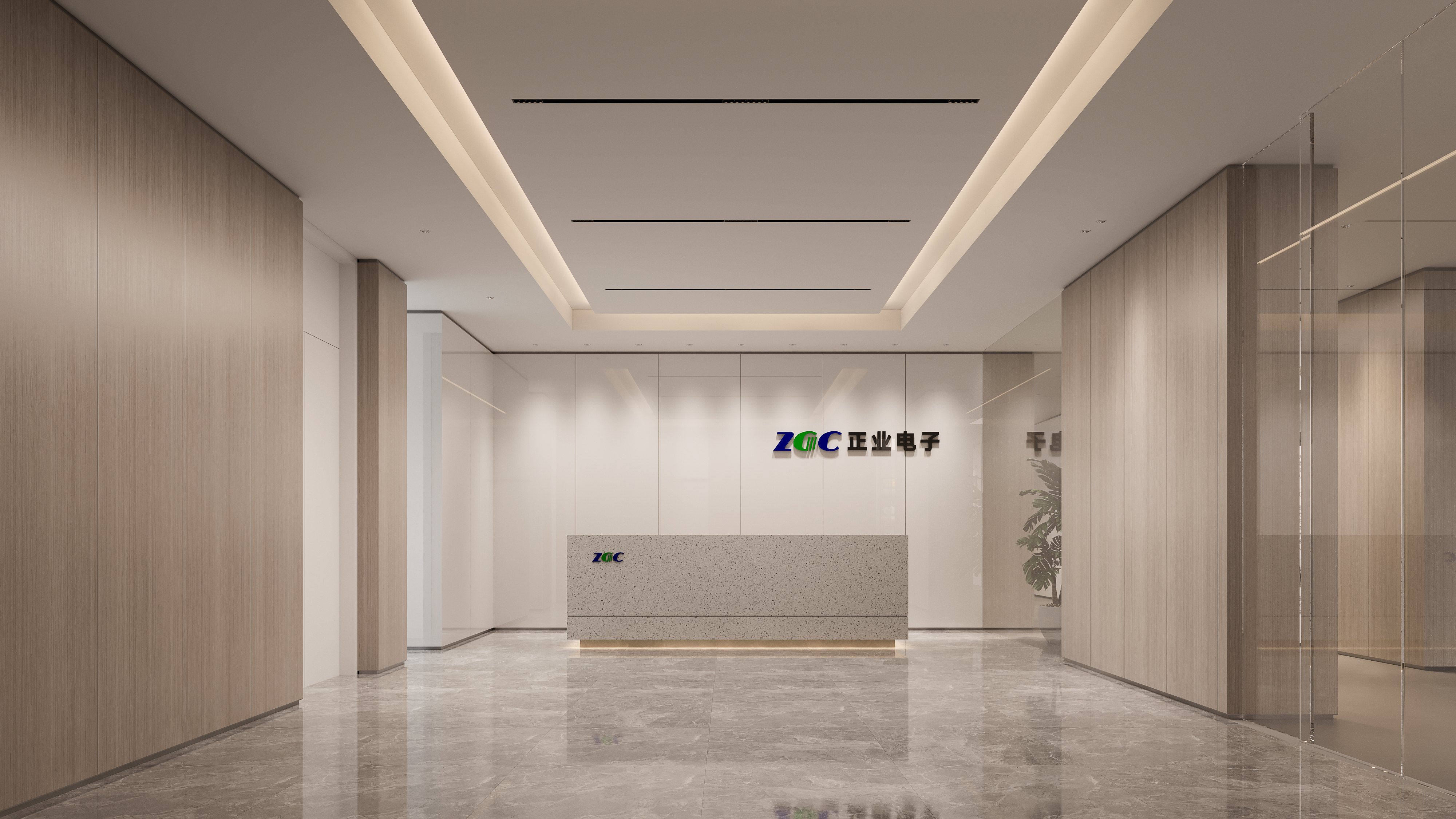 廣州正業(yè)電子科技辦公室設(shè)計(jì)