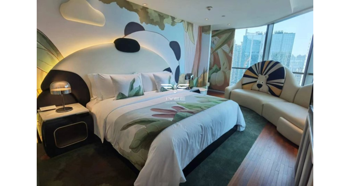 琼海莱佛士酒店主题房设计哪家好 广州爱翼酒店设计投资发展供应