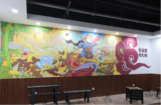 成都幼儿园墙壁墙体彩绘怎么画 四川蓉城福道文化传播供应