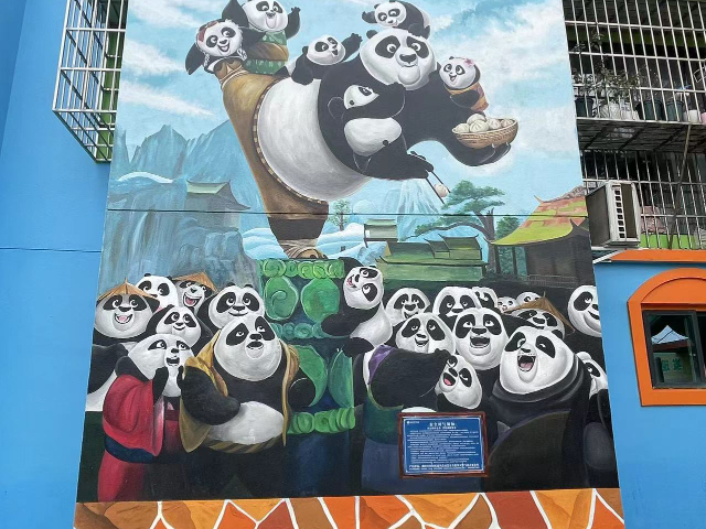 成都幼儿园墙壁墙体彩绘墙面做旧 四川蓉城福道文化传播供应