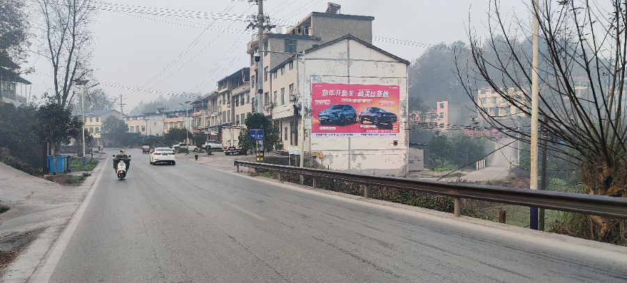 四川区县新农村墙体喷绘墙体广告公司 四川蓉城福道文化传播供应