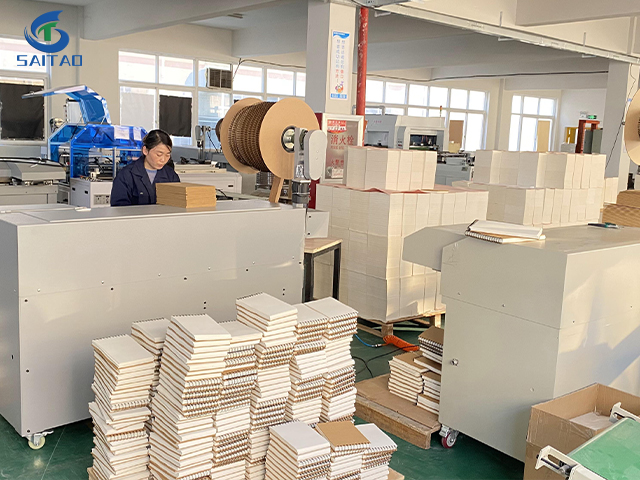 吉林铁圈装订机办公耗材装订设备工厂 嘉兴赛涛新材料股份供应