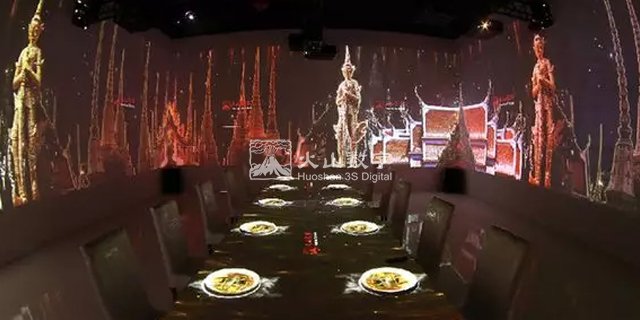 新疆3d全息餐厅公司 贴心服务 深圳市火山图像数字技术供应