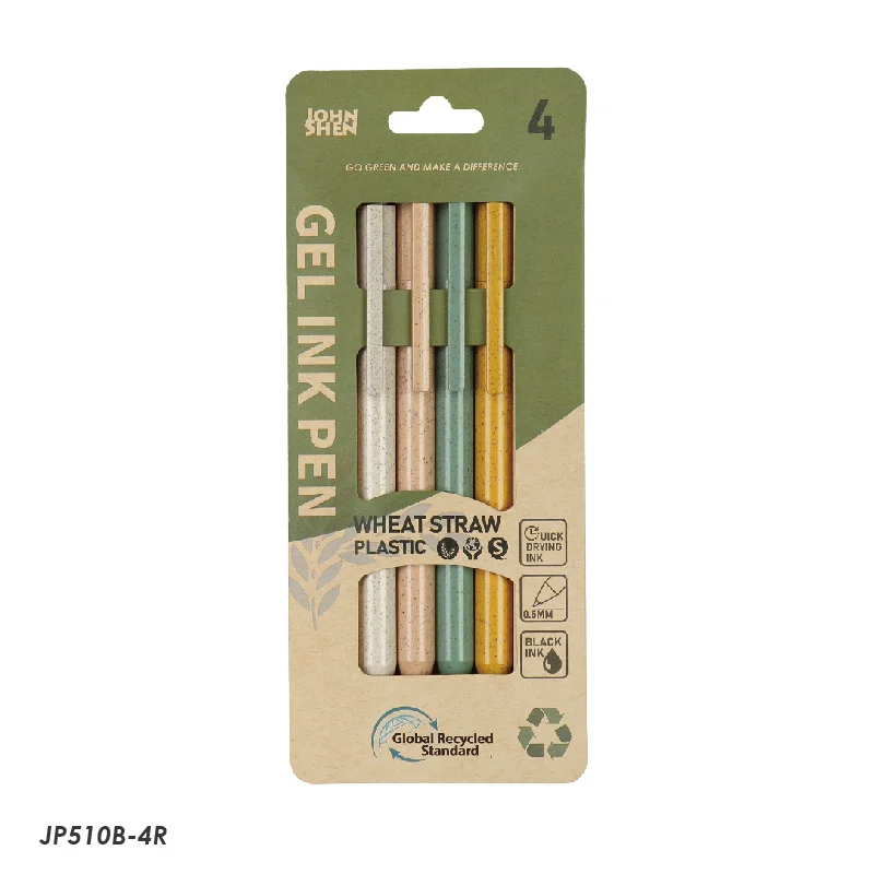 straw plastic pens 