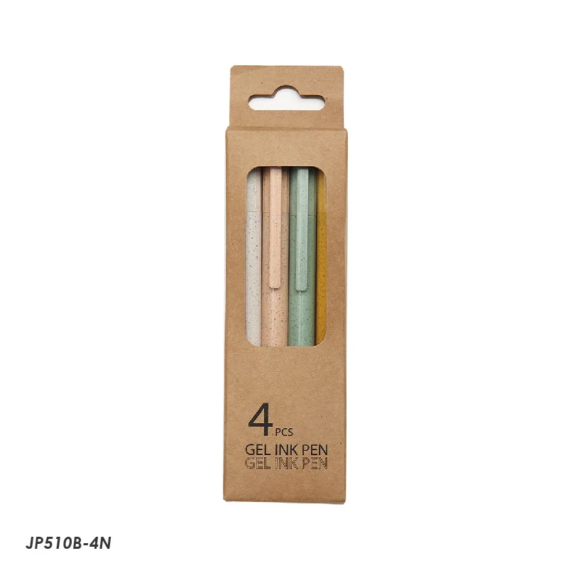 straw plastic pens