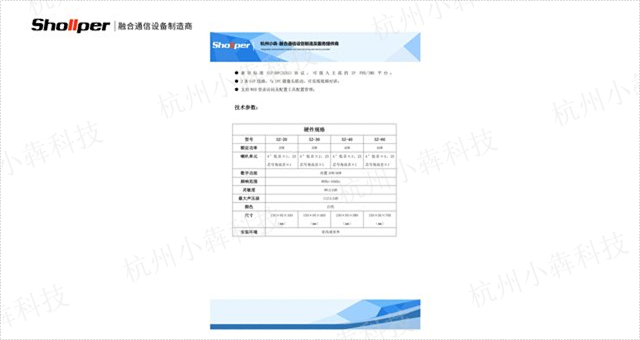 中国台湾SZH系列sip音柱厂家直供