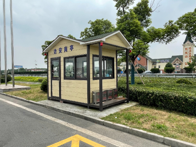 上海钢结构金属雕花板岗亭哪家好,金属雕花板岗亭