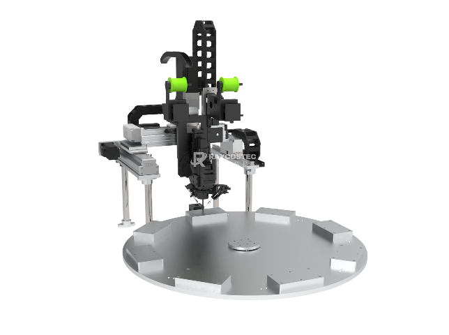西藏精密转盘型激光锡焊机器人解决方案,转盘型激光锡焊机器人