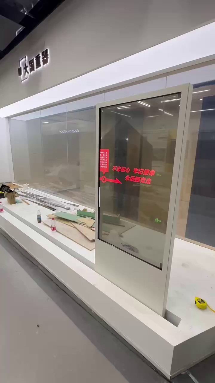 广东49寸OLED透明拼接屏定制,OLED