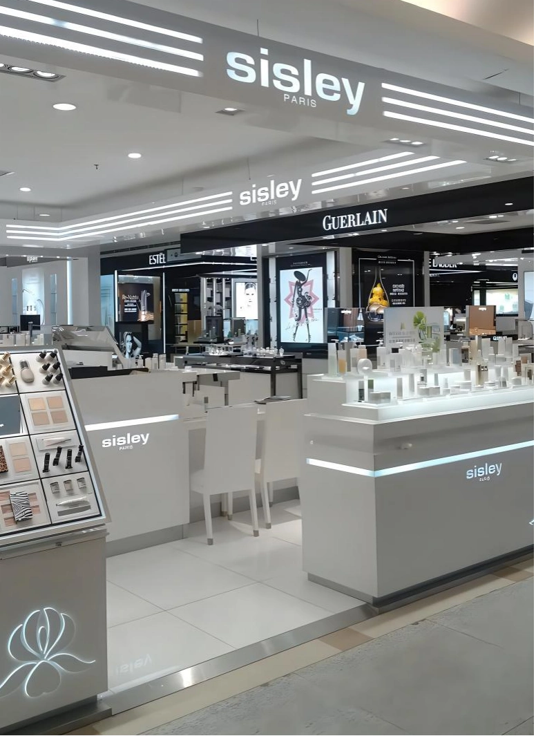 custom cosmetic beauty retail display