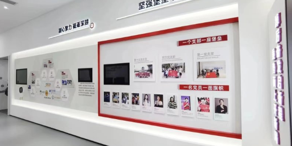 河北企业展厅形象墙制作定做价格 杭州千行里科技供应