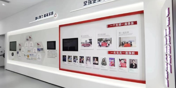 上海本地展厅形象墙制作收费标准 杭州千行里科技供应;